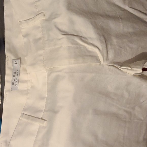 PURE by Alfred Sung, white capris, very good condition - Picture 2 of 3